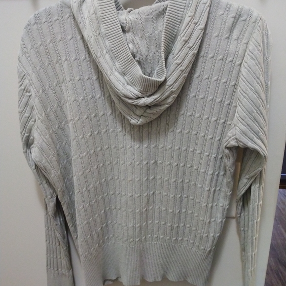 Torrid Cable Snap Button Up Hooded Cardigan Sweater - Picture 5 of 9